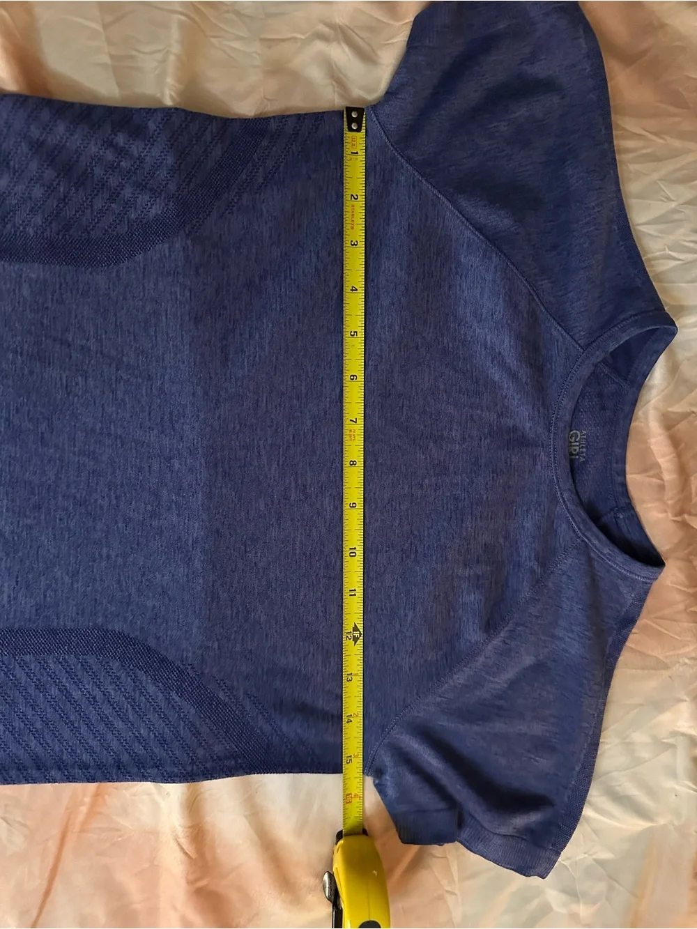 Athleta Girl | Navy “Powerful” Short Sleeve Active Workout Tee | Size Large